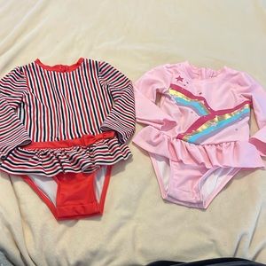 Set of two Cat & Jack swimsuits size 2T
